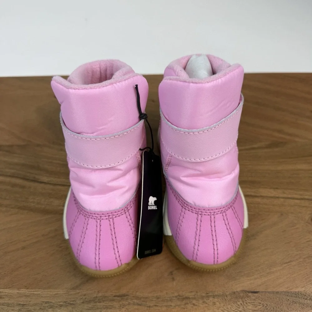 New Little Kids Sorel Whitney III Waterproof‎ Pink Winter Mid Boots Size 7 C